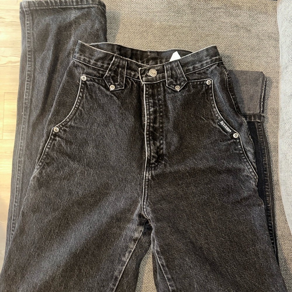 Rockies Charcoal Straight Leg Women's Jeans